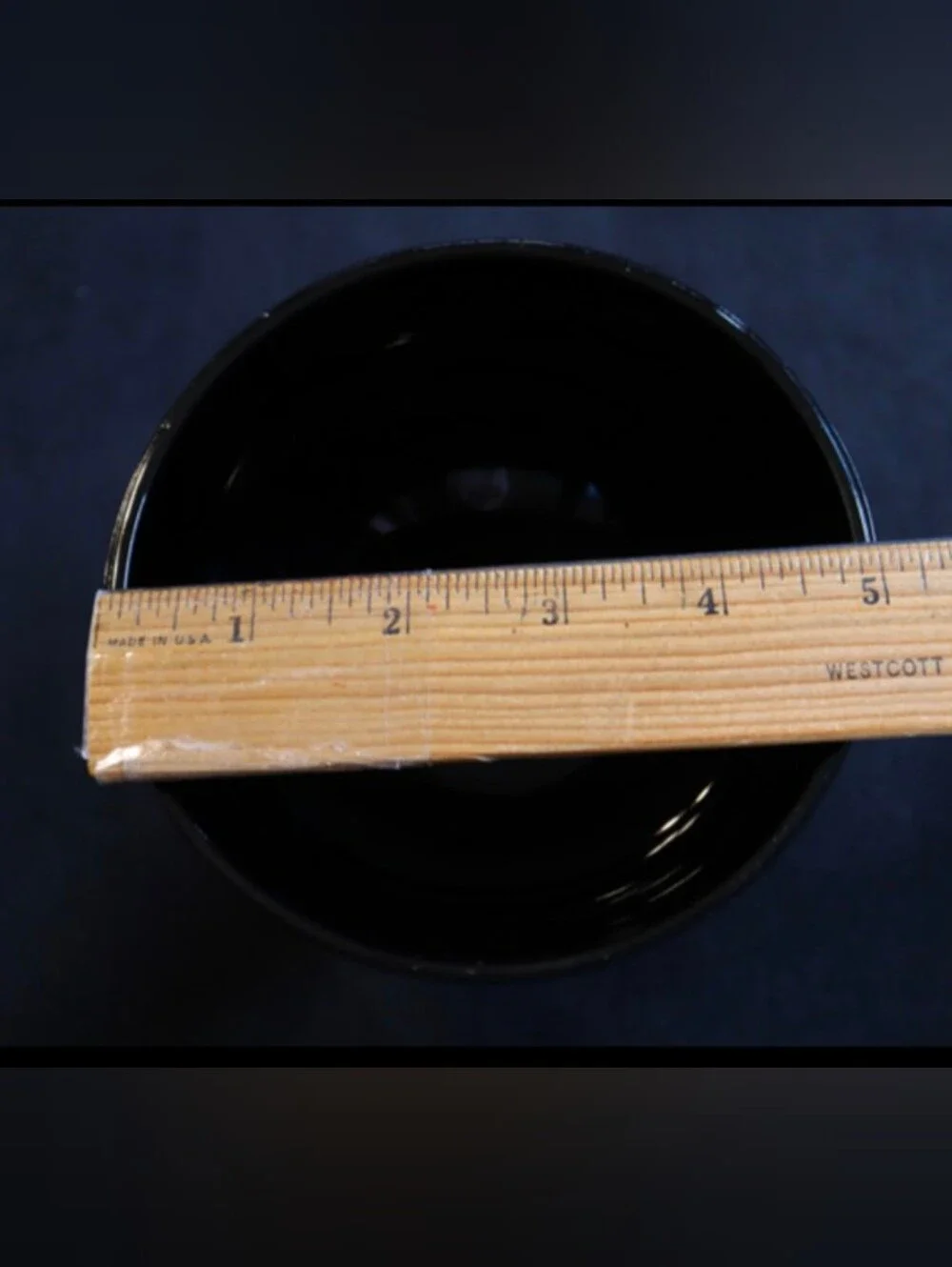 Phantom Black Glass Pedestal Candy/Nut Dish Bowl 4 ½“ Tall